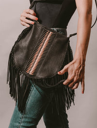 Santana Stitch Crossbody - Vintage Leather